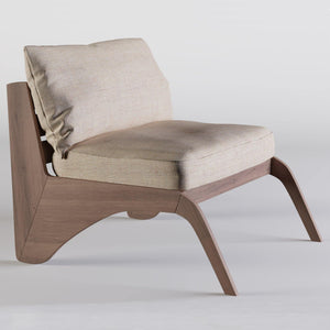 Contouri Wood Lounge Chair - emark